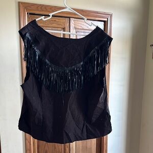 Women’s Western Fringe Vest